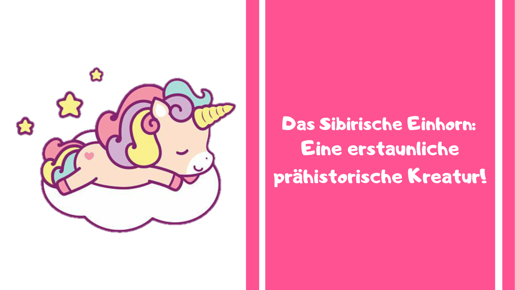 Das Sibirische Einhorn: Eine erstaunliche prähistorische Kreatur!
