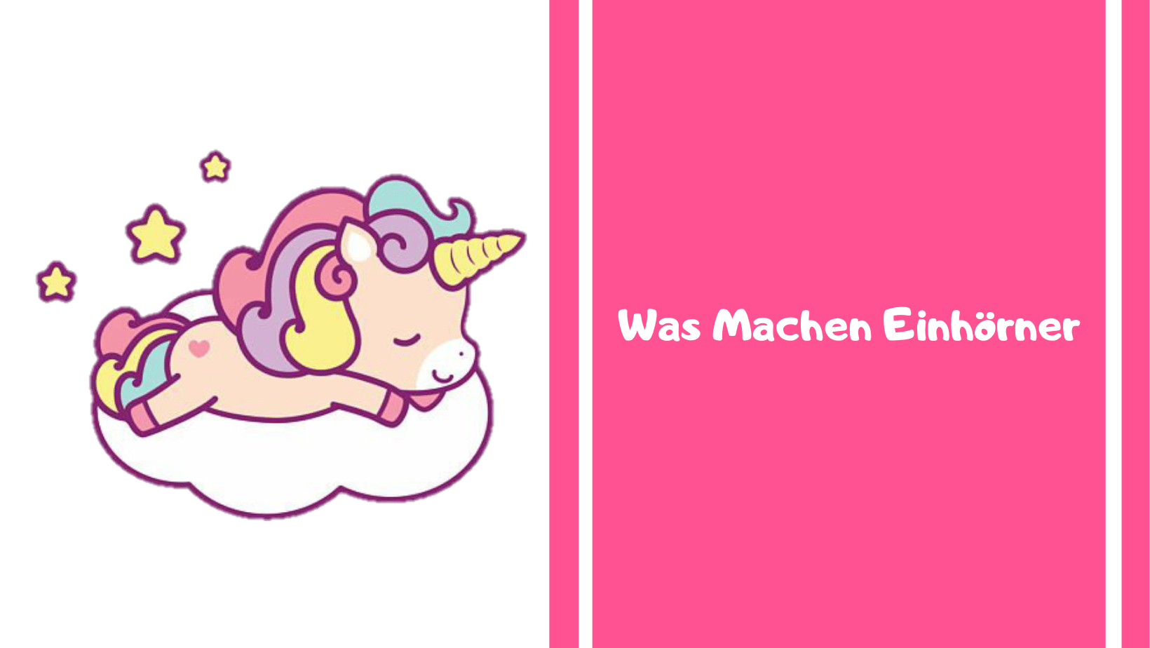 Was Machen Einhörner