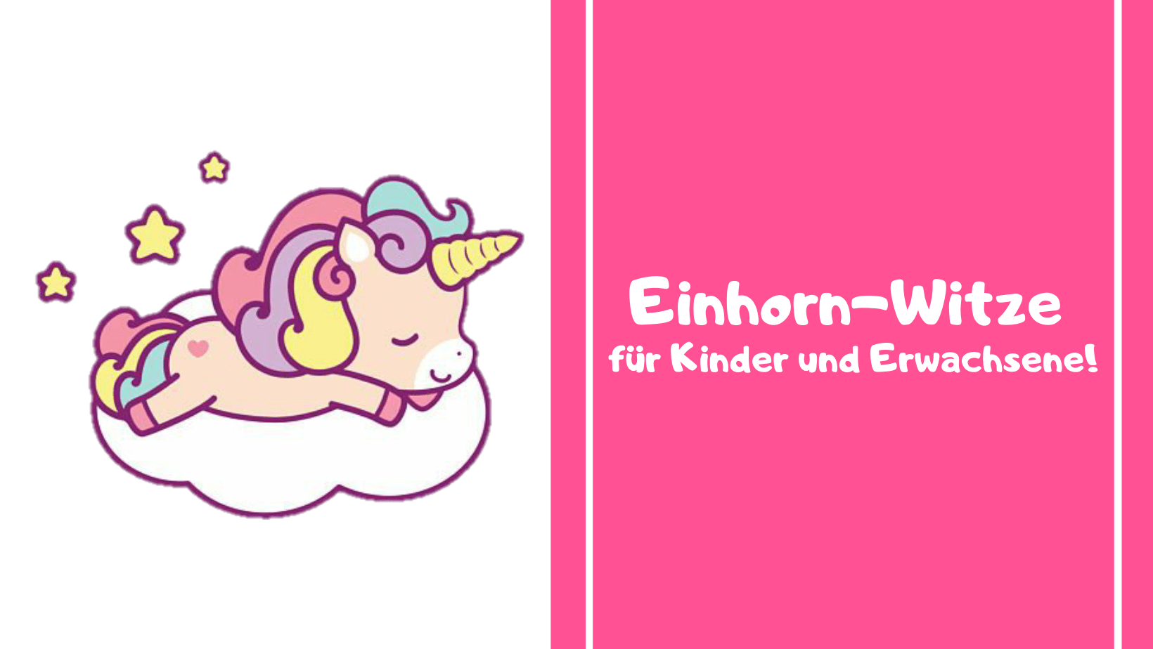 Einhorn-Witze für Kinder und Erwachsene!