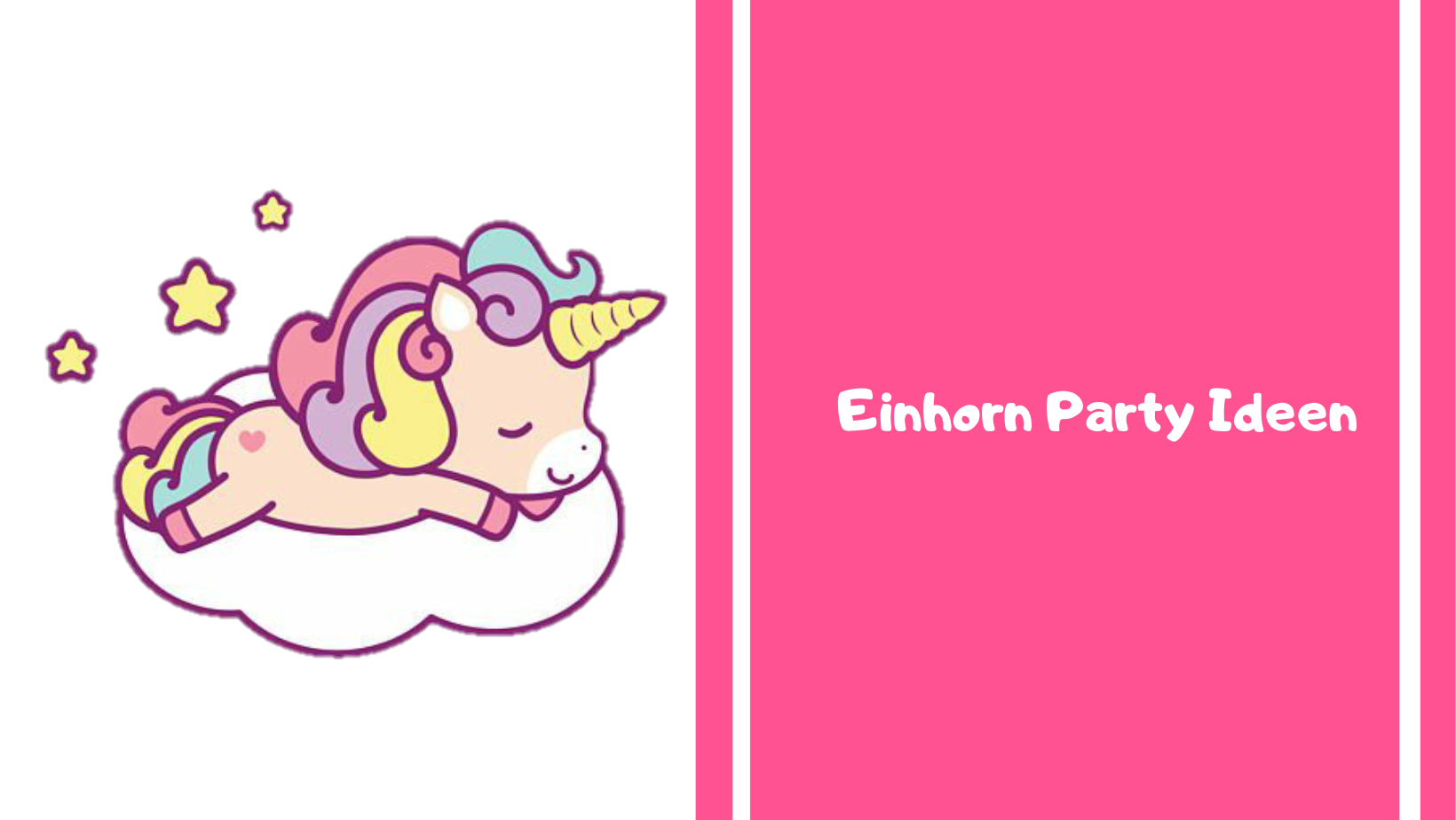 Einhorn Party Ideen
