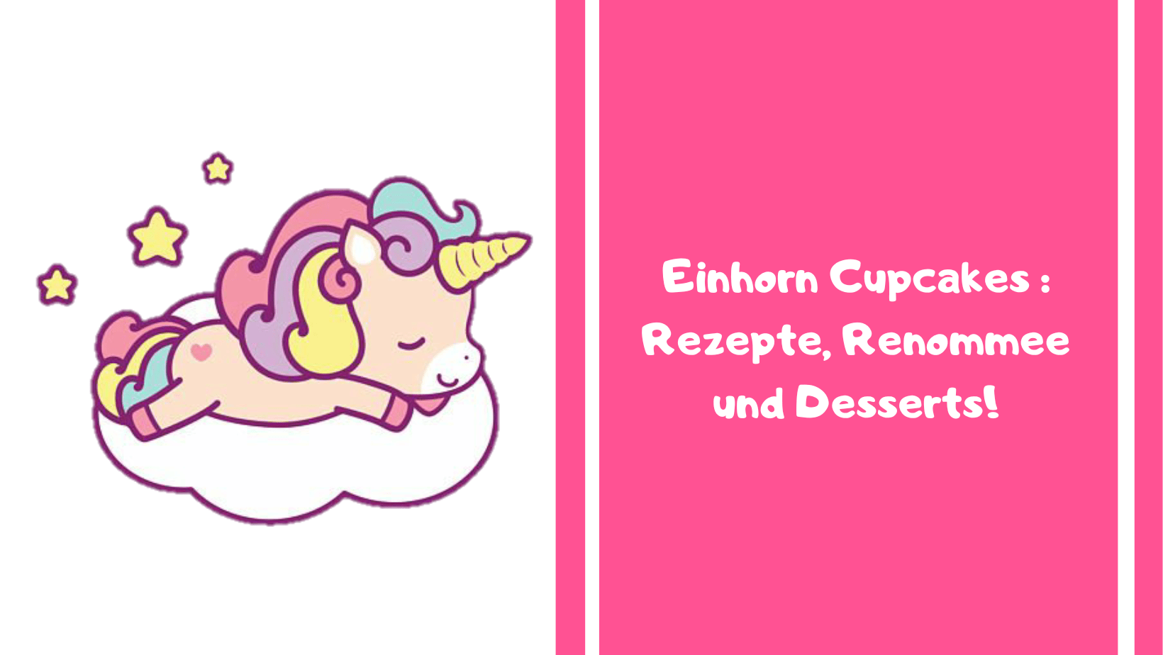 Einhorn Cupcakes 
