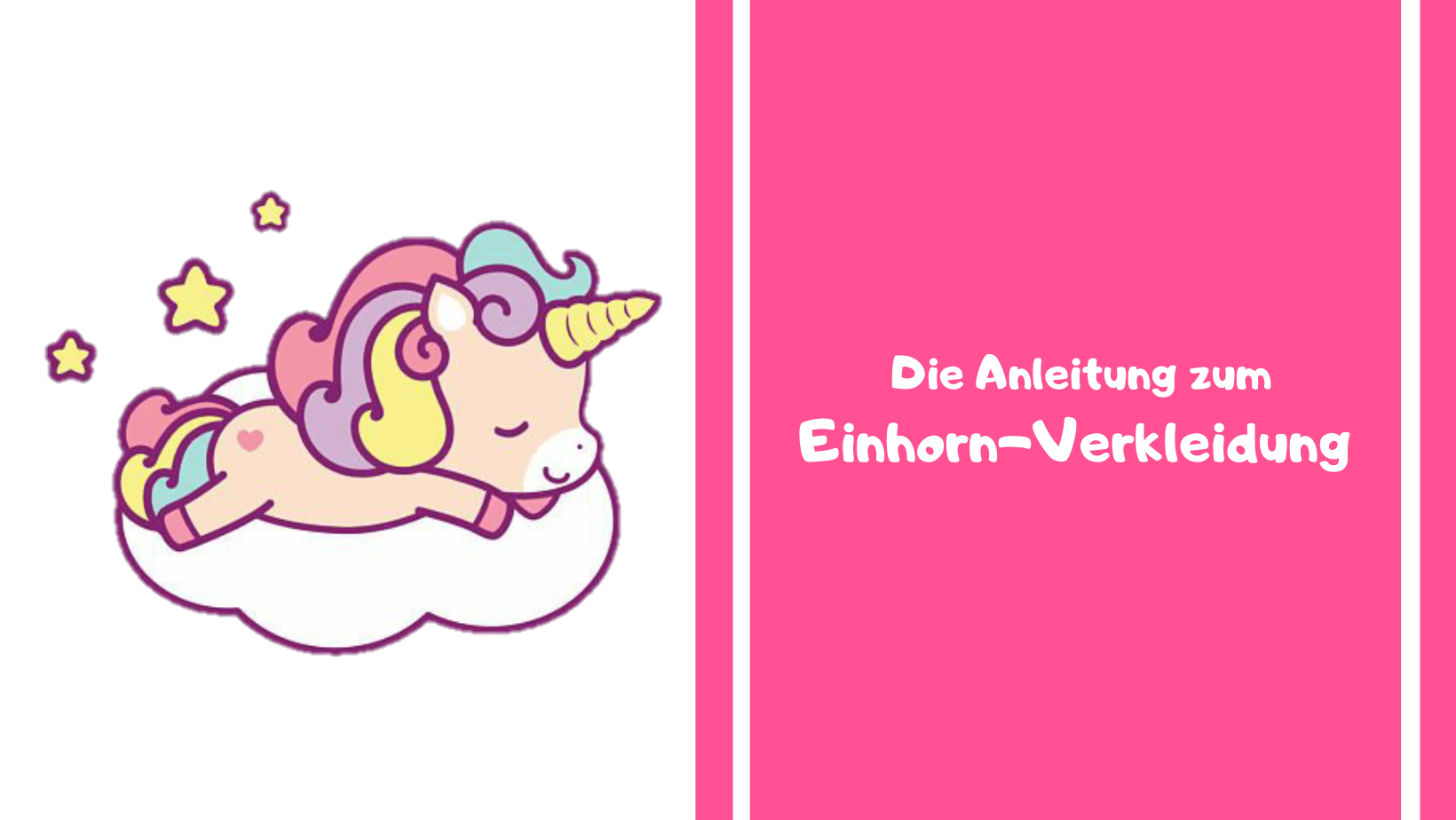 Der Einhorn-Verkleidungsführer!