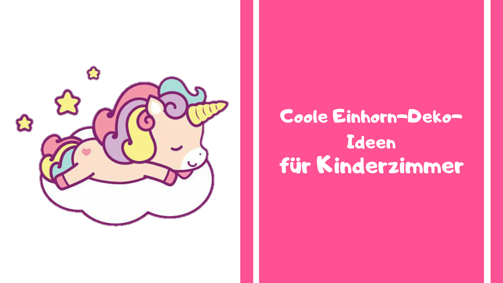Coole Einhorn-Deko-Ideen für Kinderzimmer