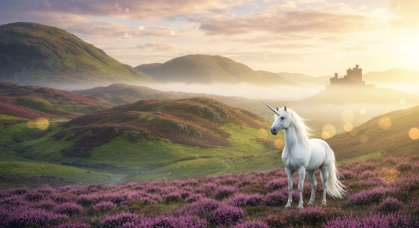 Einhorn Schottland: Warum die Schotten das Einhorn lieben