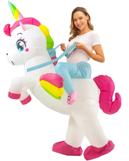 Aufblasbare Einhorn-Party-Verkleidung