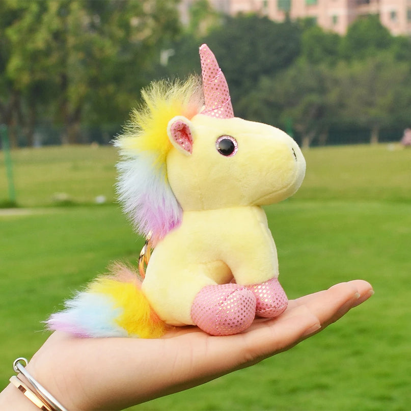 Einhorn Plüsch Schlüsselanhänger