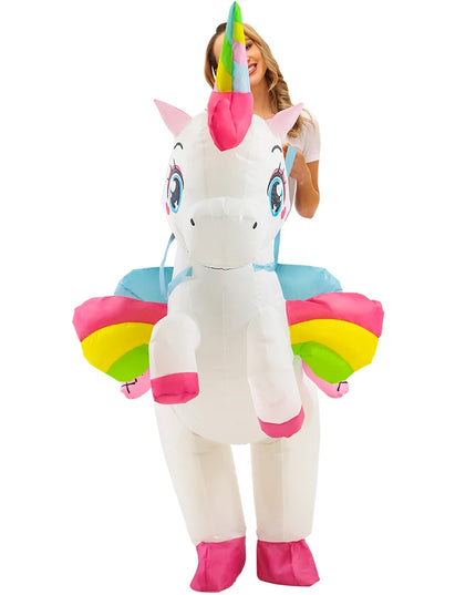 Aufblasbare Einhorn-Party-Verkleidung