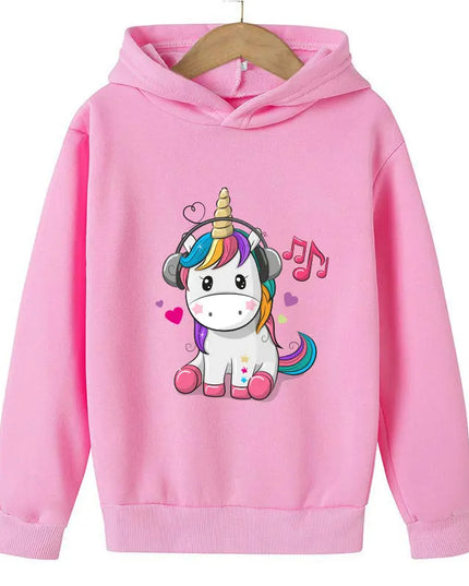Damen Einhorn Pullover Rosa Blume