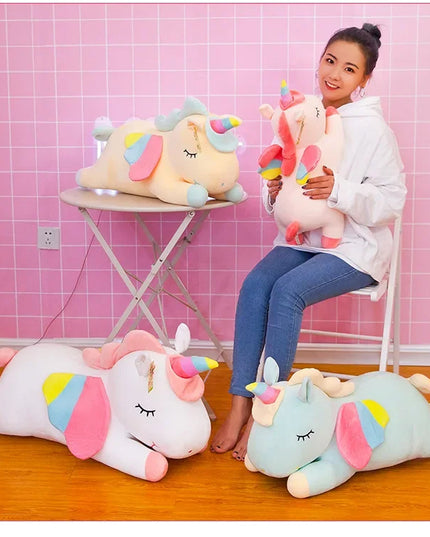 Einhorn Plüsch Regenbogenflügel