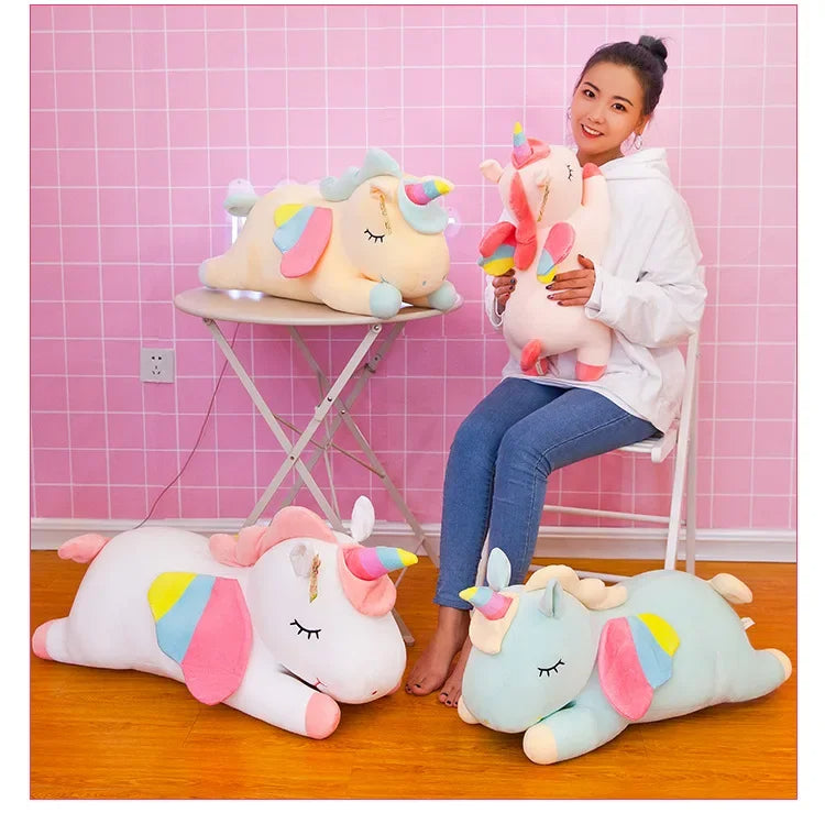 Einhorn Plüsch Regenbogenflügel