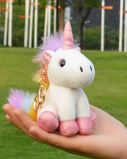 Einhorn Plüsch Schlüsselanhänger