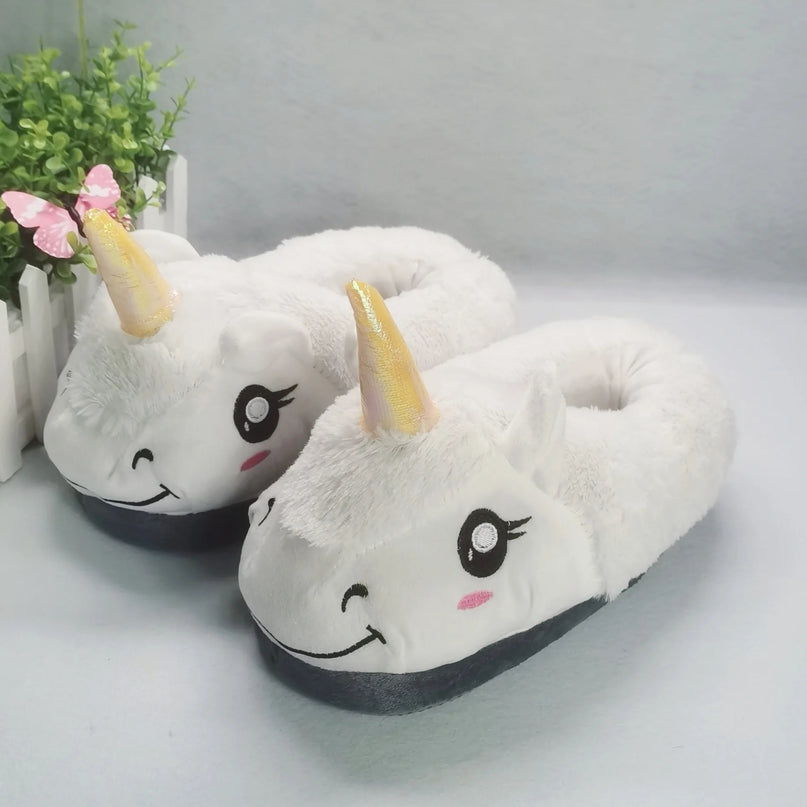Kawaii Einhorn Horn Hausschuhe