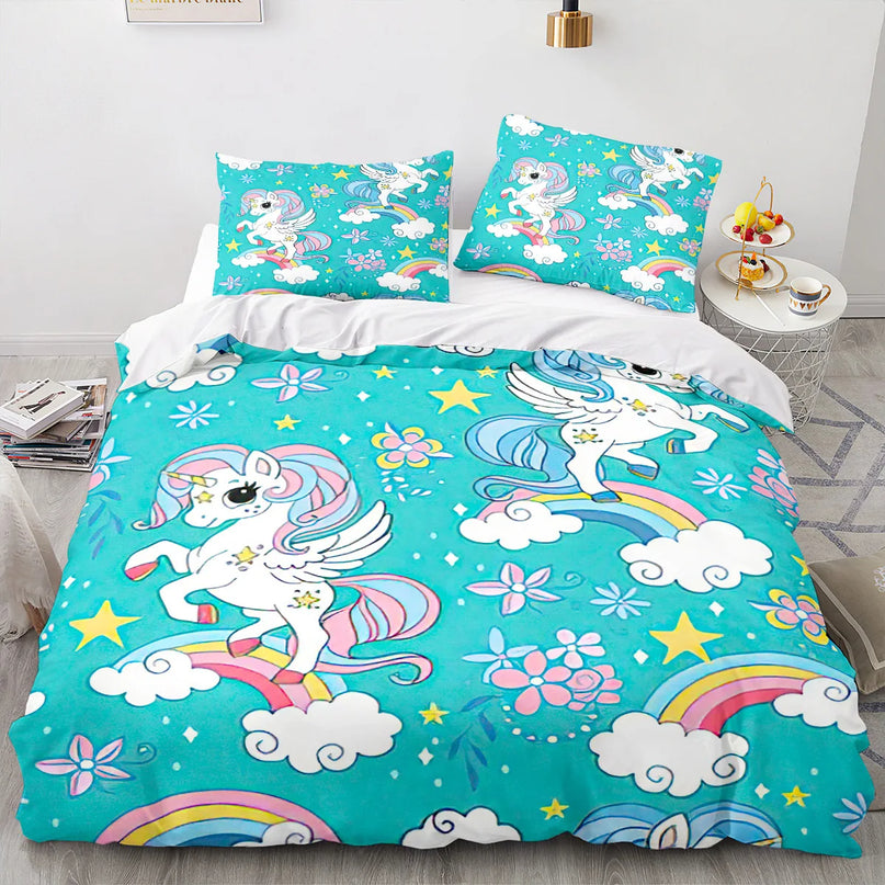 Einhorn Bettset Verzauberte Nacht