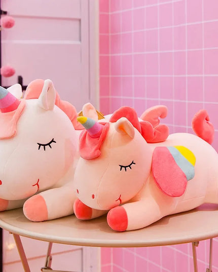 Einhorn Plüsch Regenbogenflügel