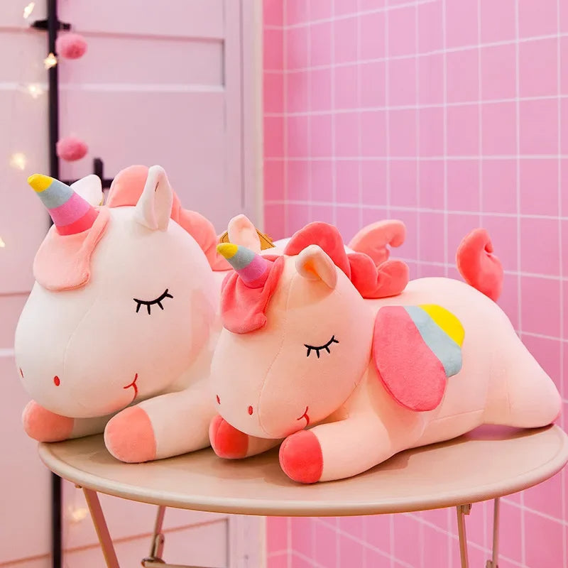 Einhorn Plüsch Regenbogenflügel