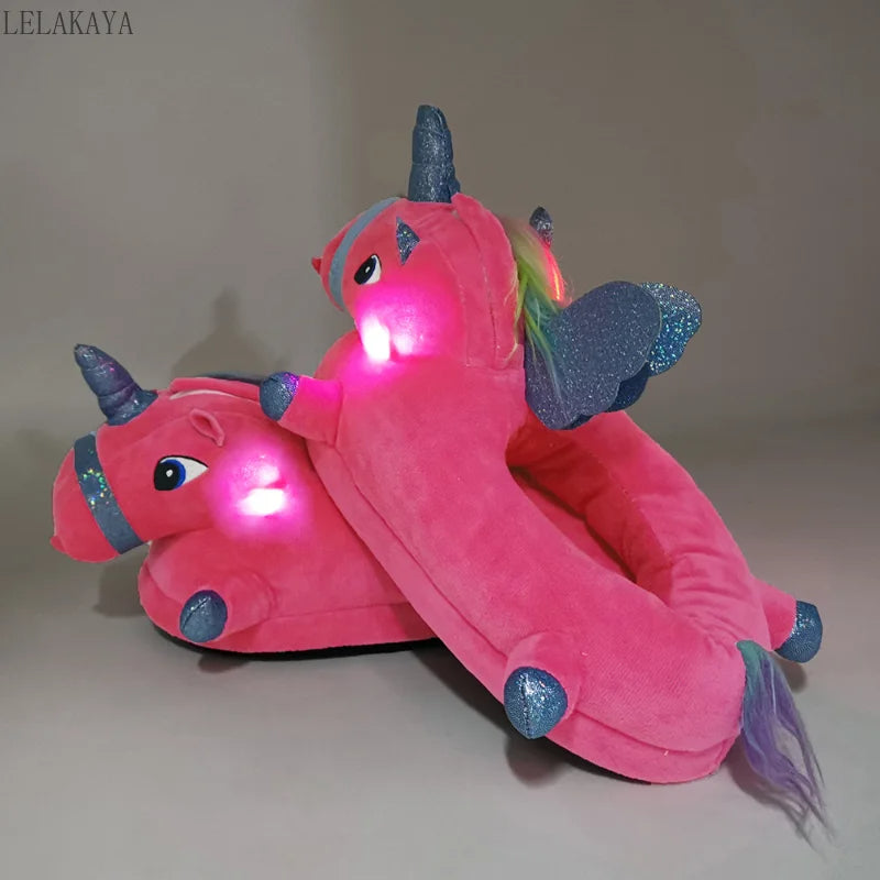 Einhorn Hausschuhe Die Leuchten