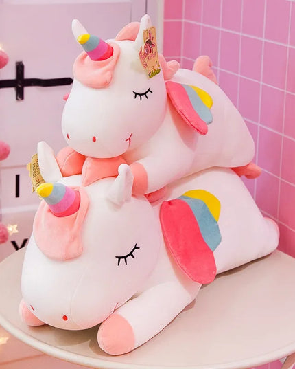 Einhorn Plüsch Regenbogenflügel