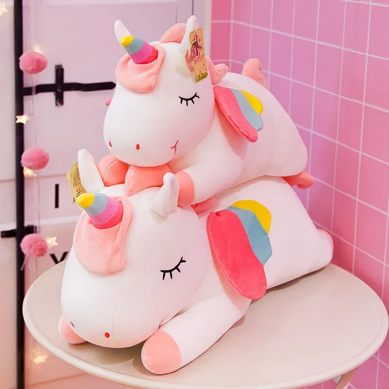 Einhorn Plüsch Regenbogenflügel