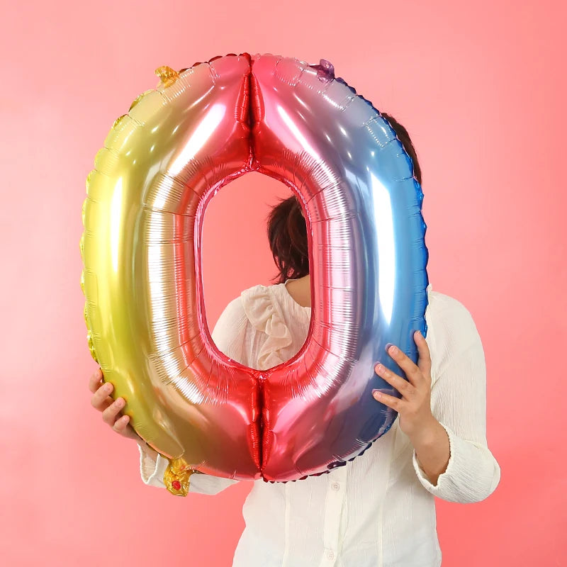 Dein 3D Regenbogen Einhorn Kuscheltier Ballon