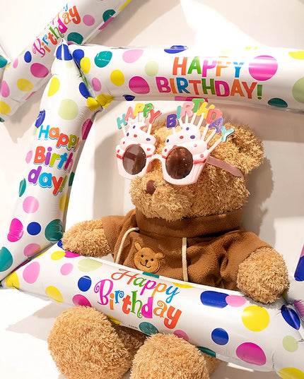 Dein 3D Regenbogen Einhorn Kuscheltier Ballon