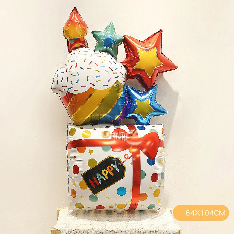 Dein 3D Regenbogen Einhorn Kuscheltier Ballon
