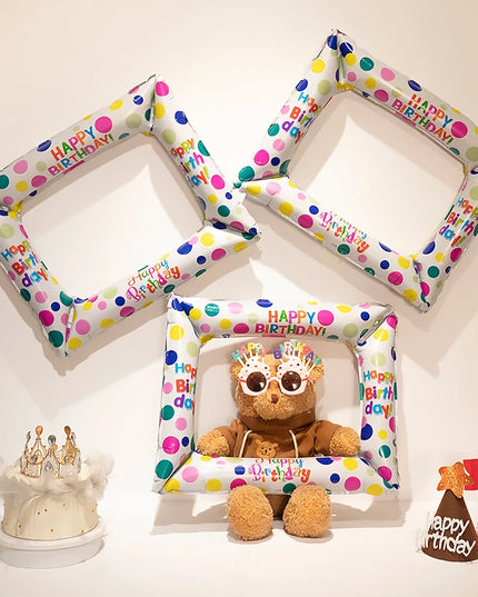 Dein 3D Regenbogen Einhorn Kuscheltier Ballon