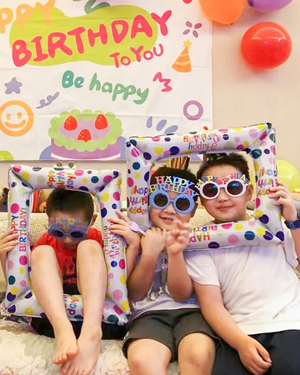 Dein 3D Regenbogen Einhorn Kuscheltier Ballon