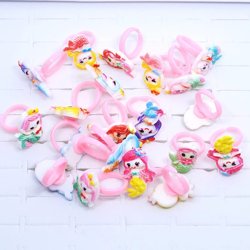 Bunte Einhorn Ringe für kleine Träumer!