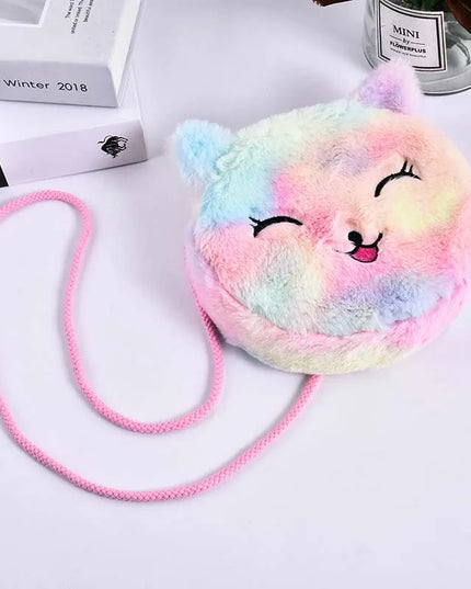 Deine Einhorn Umhängetasche Plüsch Oval