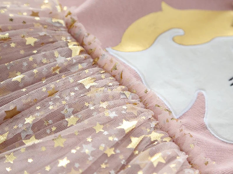 Dein Riesen Einhorn Traumkleid Pink