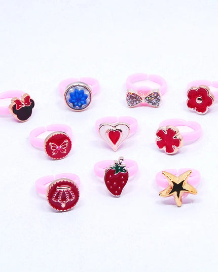 Dein bunter Einhorn Ring Mix für magische