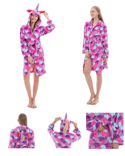 Kuscheliger Einhorn Pyjama für Groß & Klein