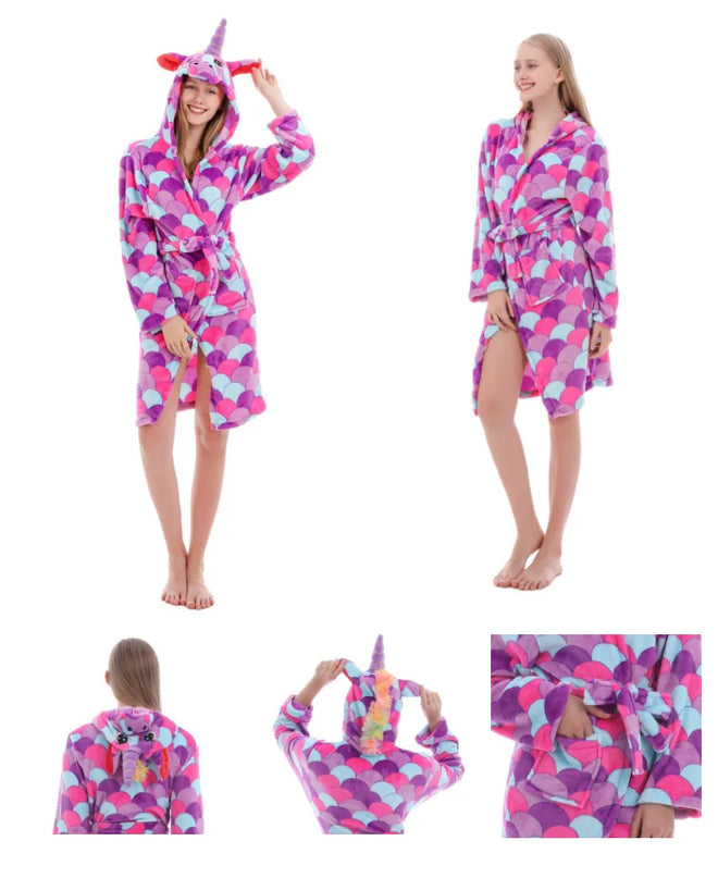 Kuscheliger Einhorn Pyjama für Groß & Klein