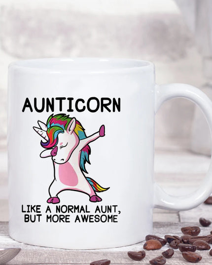 Deine coole "Aunticorn" Einhorn Tasse!