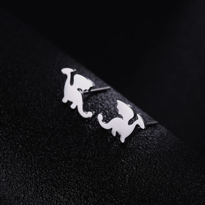 Goldene Einhorn Ohrringe, dein magischer