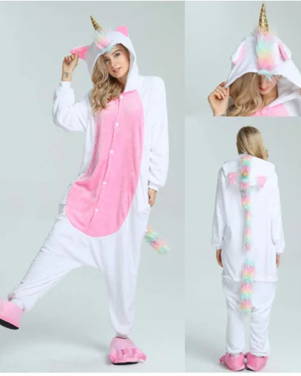Dein farbenfroher Einhorn Onesie für