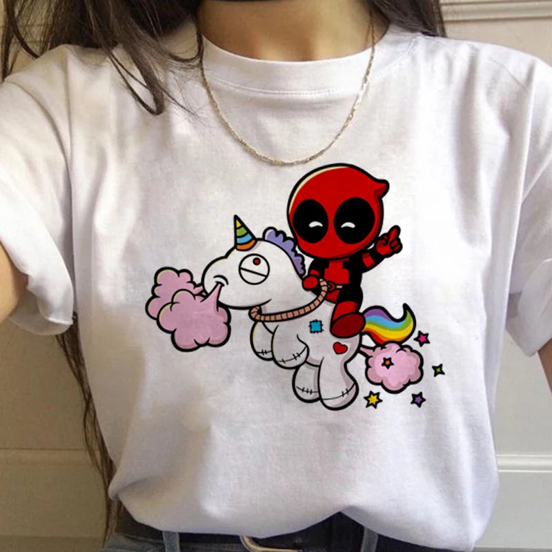 Dein süßes Kawaii Einhorn T-Shirt mit Herz!