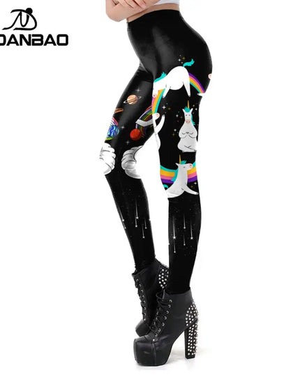 Deine Einhorn Leggings mit frechem
