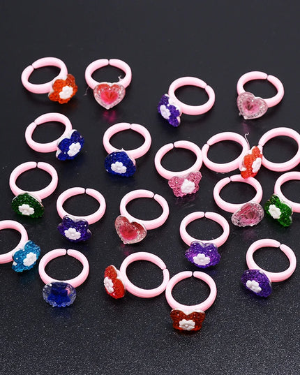 Dein bunter Einhorn Ring Mix für magische