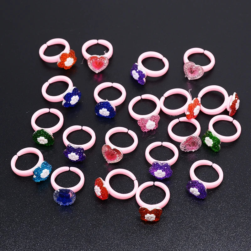 Dein bunter Einhorn Ring Mix für magische