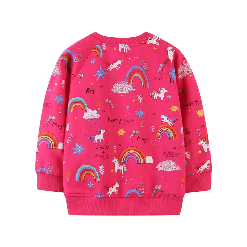 Dein zauberhafter Einhorn Hoodie Regenbogen!