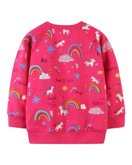 Dein strahlender Regenbogen Einhorn Hoodie