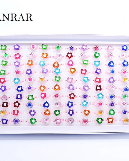 Dein bunter Einhorn Ring Mix für magische