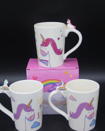 Deine Einhorn Tasse mit Tiergriff!
