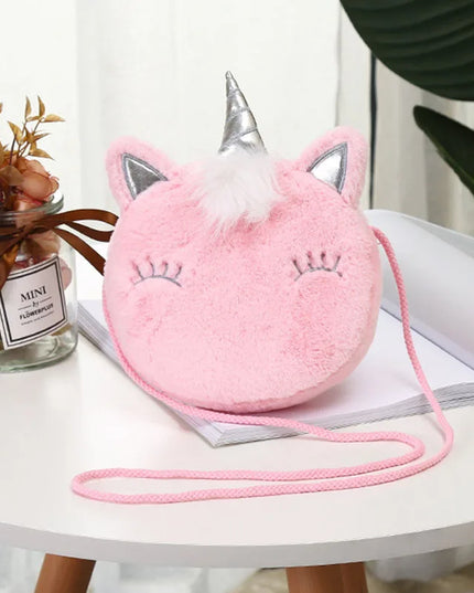 Deine Einhorn Umhängetasche Plüsch Oval