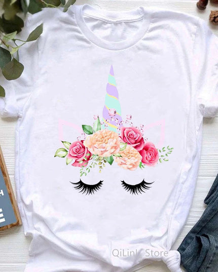 Dein fröhliches Einhorn T-Shirt mit