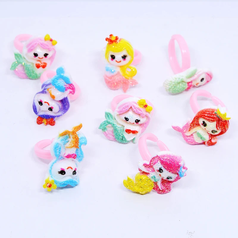 Dein bunter Einhorn Ring Mix für magische