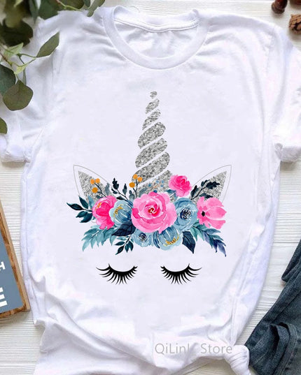 Dein fröhliches Einhorn T-Shirt mit