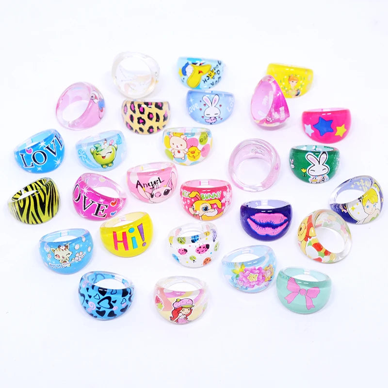 Bunte Einhorn Ringe für kleine Träumer!