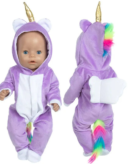 Deine bezaubernde Einhorn Jacke für Puppen!
